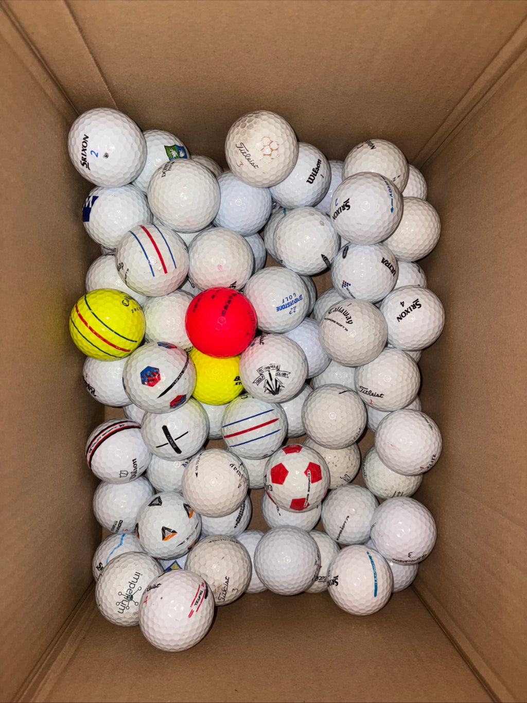 x125 Grade A-C mix - Guaranteed premium balls and brands in every order.